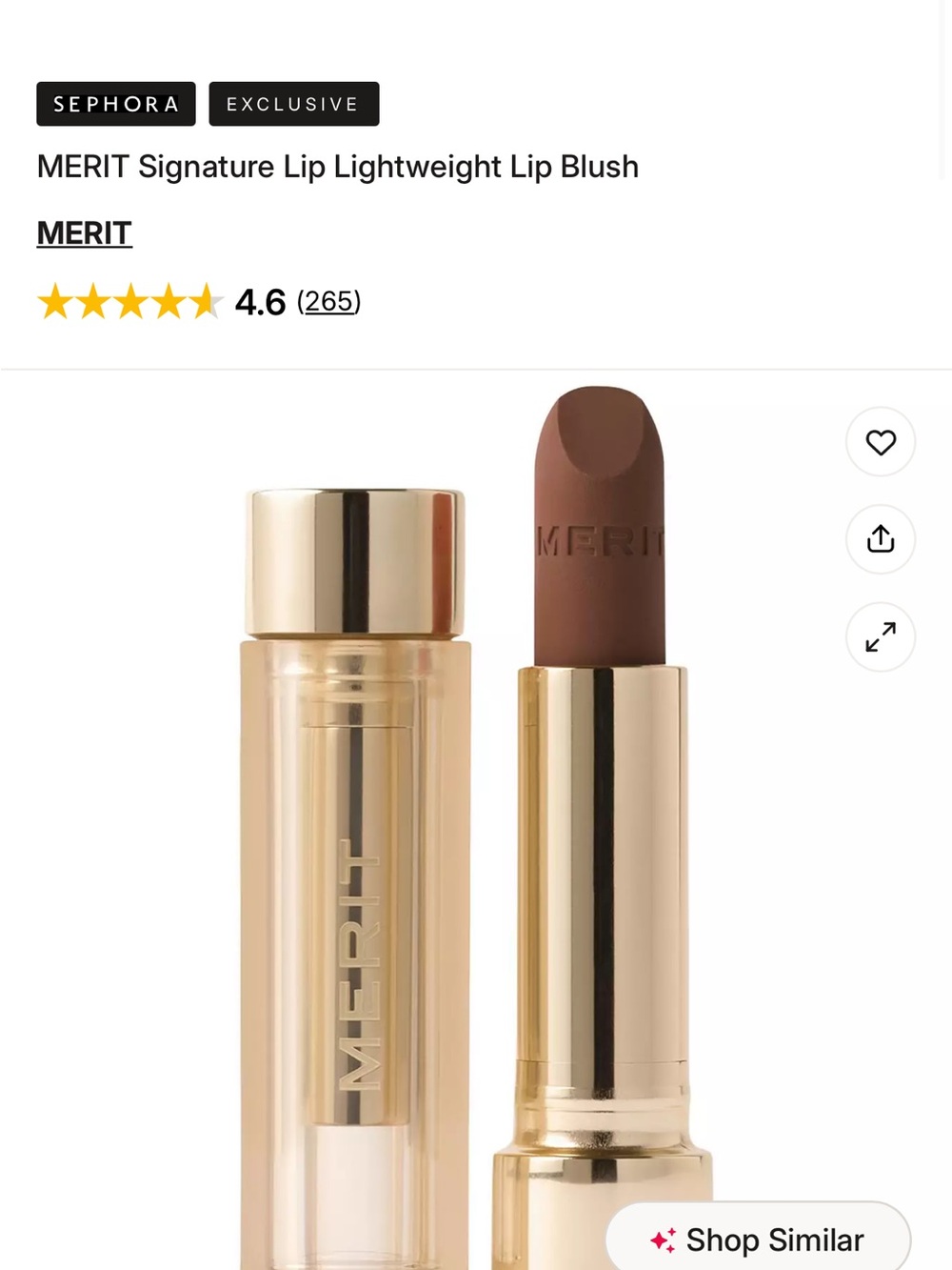 MERIT Signature Lip Lightweight Lip Blush — BESPOKE